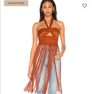 LPA OLIVIA TOP IN RUST